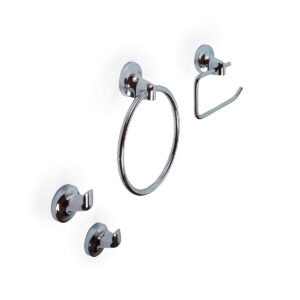 KIT ACCESORIOS BAÑO 4 PIEZAS CAFU
